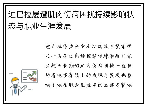 迪巴拉屡遭肌肉伤病困扰持续影响状态与职业生涯发展 迪巴拉屡遭肌肉伤病困扰持续影响状态与职业生涯发展
